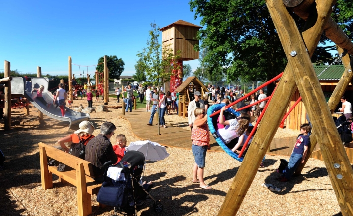 Adventure playground at Martin Mere